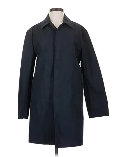 Pre-owned Club Monaco Raincoat In Blue
