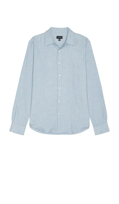 Club Monaco Refine Dress Shirt In Blue Heather