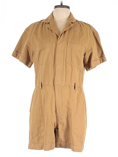 Pre-owned Club Monaco Romper In Tan