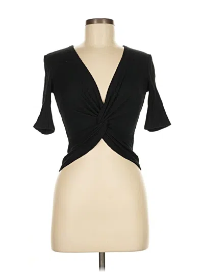 Pre-owned Club Monaco Short Sleeve T-shirt In Black