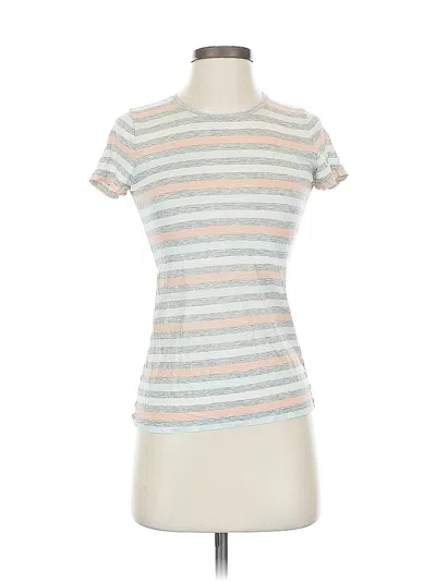 Pre-owned Club Monaco Short Sleeve T-shirt In Silver