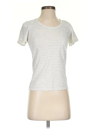 Pre-owned Club Monaco Short Sleeve T-shirt In Ivory