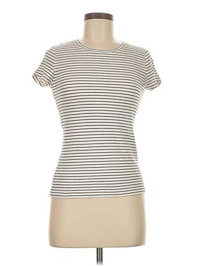 Pre-owned Club Monaco Short Sleeve T-shirt In White