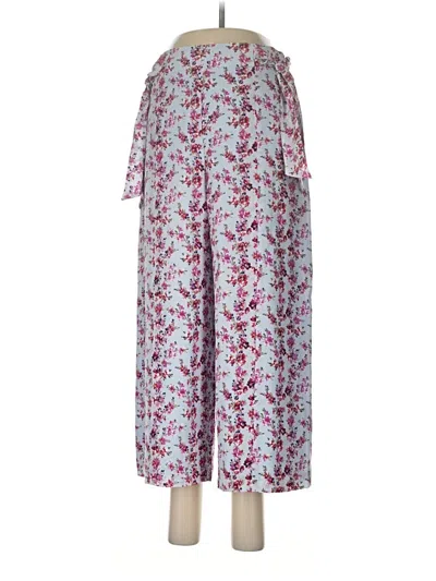 Pre-owned Club Monaco Silk Pants In Purple