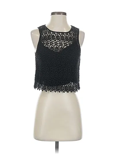 Pre-owned Club Monaco Sleeveless Blouse In Black