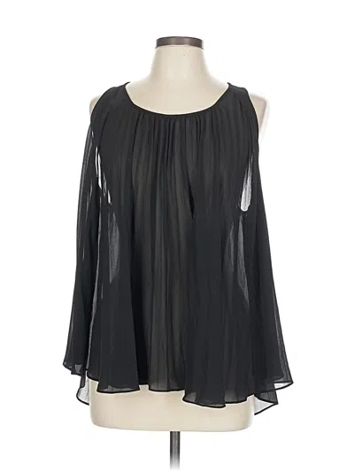 Pre-owned Club Monaco Sleeveless Blouse In Black