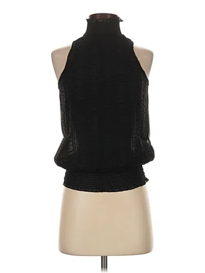 Pre-owned Club Monaco Sleeveless Blouse In Black