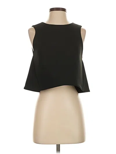 Pre-owned Club Monaco Sleeveless Blouse In Black