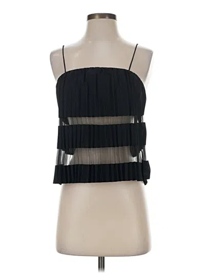 Pre-owned Club Monaco Sleeveless Blouse In Black