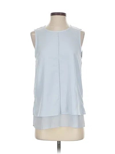 Pre-owned Club Monaco Sleeveless Blouse In Blue
