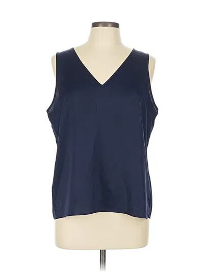 Pre-owned Club Monaco Sleeveless Blouse In Blue