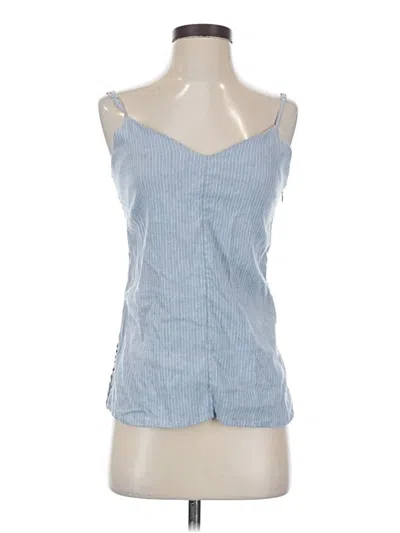 Pre-owned Club Monaco Sleeveless Blouse In Blue