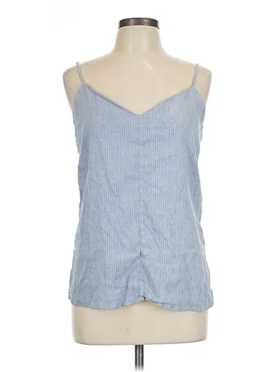 Pre-owned Club Monaco Sleeveless Blouse In Blue
