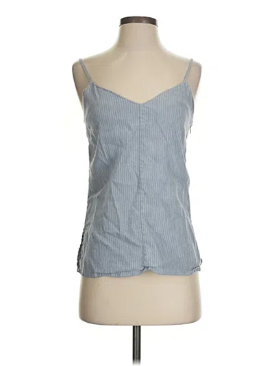 Pre-owned Club Monaco Sleeveless Blouse In Blue