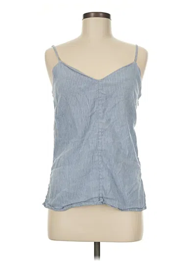 Pre-owned Club Monaco Sleeveless Blouse In Blue