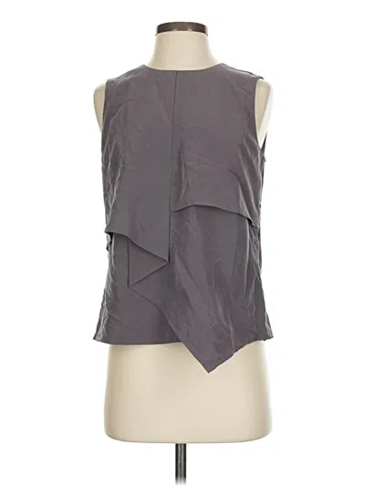 Club Monaco Sleeveless Blouse In Gray