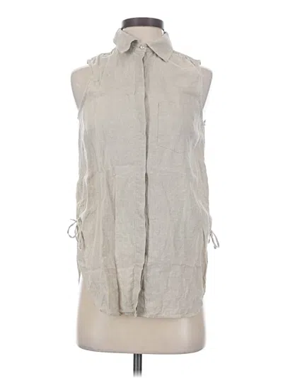 Pre-owned Club Monaco Sleeveless Blouse In Gray