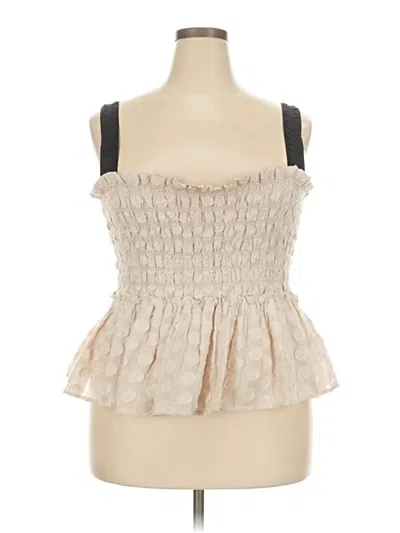 Pre-owned Club Monaco Sleeveless Blouse In Ivory