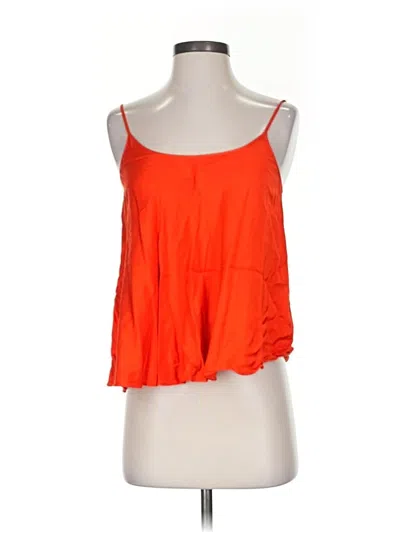 Pre-owned Club Monaco Sleeveless Blouse In Orange