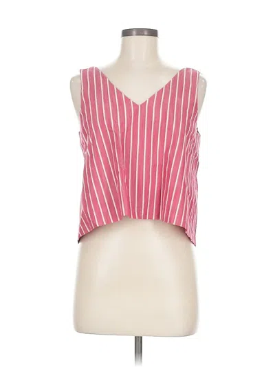 Pre-owned Club Monaco Sleeveless Blouse In Pink