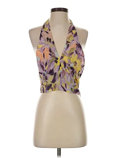 Pre-owned Club Monaco Sleeveless Blouse In Purple