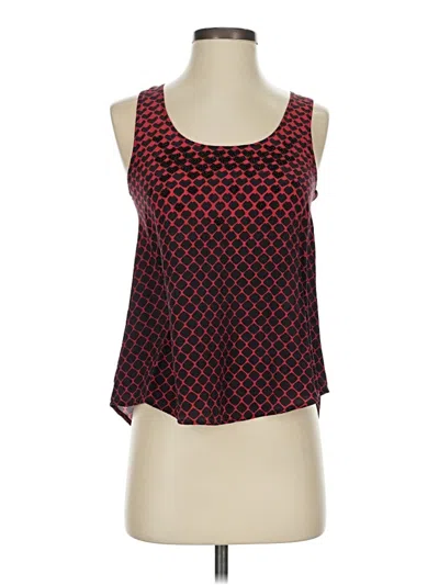 Pre-owned Club Monaco Sleeveless Blouse In Red