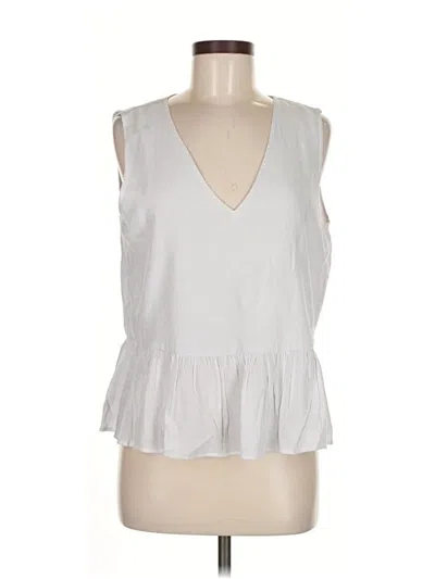 Pre-owned Club Monaco Sleeveless Blouse In Silver