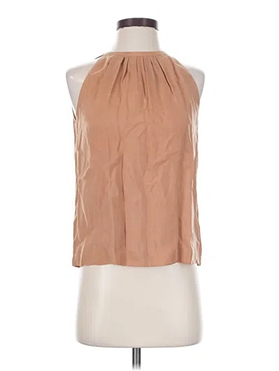 Club Monaco Sleeveless Blouse In Tan