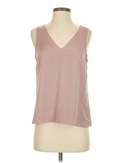 Pre-owned Club Monaco Sleeveless Blouse In Tan