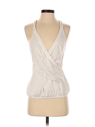 Pre-owned Club Monaco Sleeveless Blouse In White