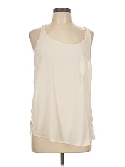 Pre-owned Club Monaco Sleeveless Blouse In White