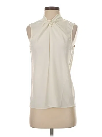 Pre-owned Club Monaco Sleeveless Blouse In White