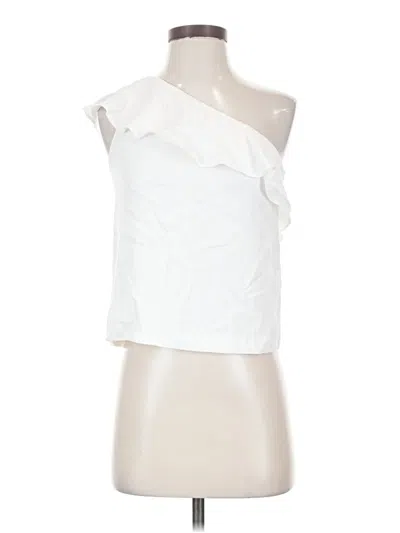 Pre-owned Club Monaco Sleeveless Blouse In White