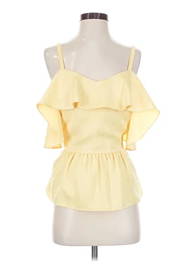 Pre-owned Club Monaco Sleeveless Blouse In Yellow