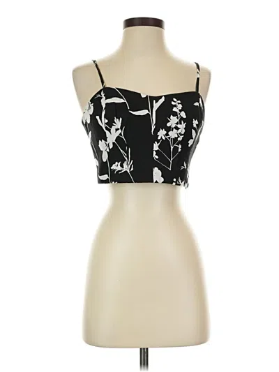 Pre-owned Club Monaco Sleeveless Top Black Strapless Neckline Tops