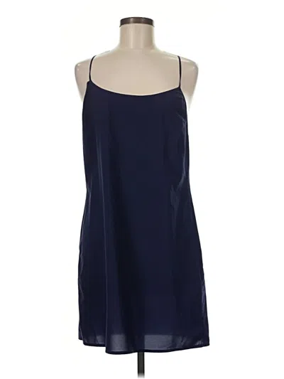 Pre-owned Club Monaco Sleeveless Top Blue Halter Neckline Tops