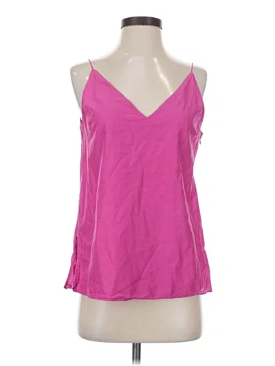 Pre-owned Club Monaco Sleeveless Top Pink Halter Neckline Tops