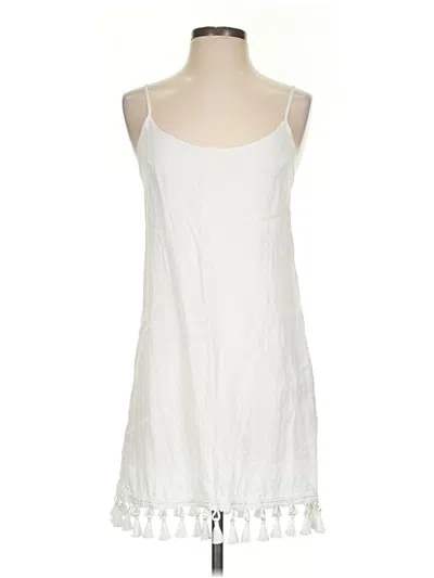 Pre-owned Club Monaco Sleeveless Top White Halter Neckline Tops
