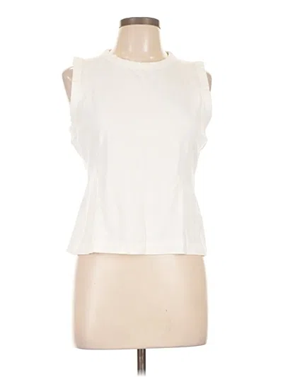 Pre-owned Club Monaco Sleeveless T-shirt In White
