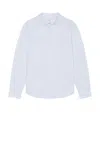 Club Monaco Slim Italian Linen Stripe Shirt