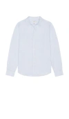 Club Monaco Slim Italian Linen Stripe Shirt