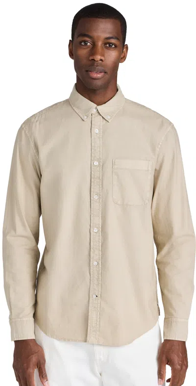 Club Monaco Slim Summer Oxford Shirt Vintage Khaki