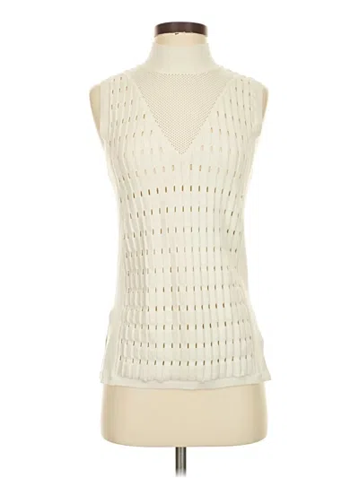 Pre-owned Club Monaco Sweater Vest In White