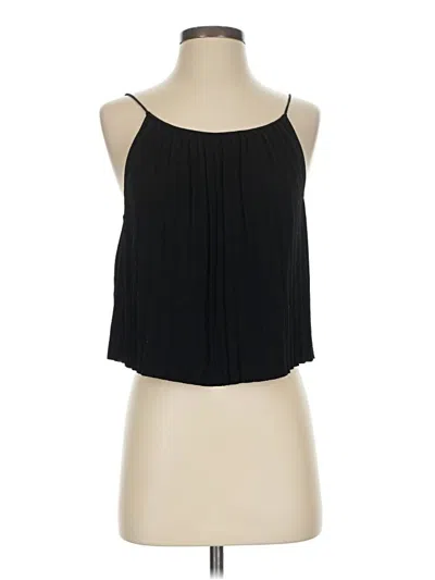 Pre-owned Club Monaco Tank Top Black Halter Neckline Tops