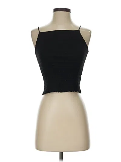 Pre-owned Club Monaco Tank Top Black Strapless Neckline Tops