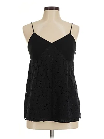 Pre-owned Club Monaco Tank Top Black V-neck Tops