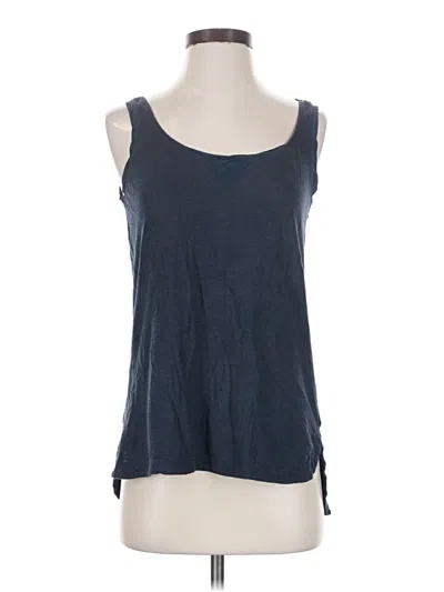 Pre-owned Club Monaco Tank Top Blue Halter Neckline Tops