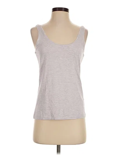 Club Monaco Tank Top Gray Strapless Neckline Tops