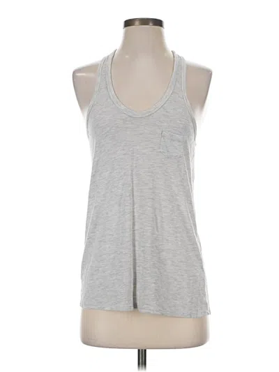 Pre-owned Club Monaco Tank Top Silver Halter Neckline Tops