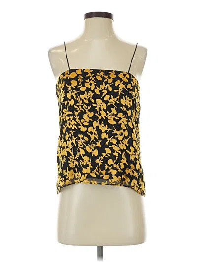Pre-owned Club Monaco Tank Top Yellow Strapless Neckline Tops